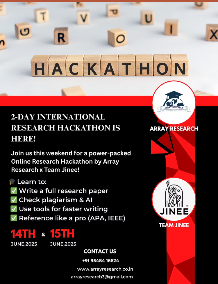 Research Hackathon Poster